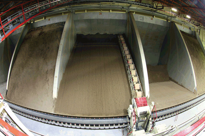 Belt conveyor / horizontal / for the mining industry RITM Industry