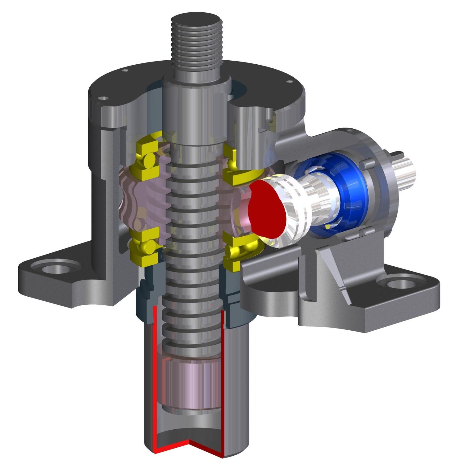 Worm screw jack / trapezoidal screw / translating screw / high