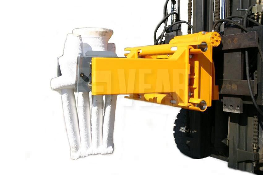 Hydraulic turner / for forklift trucks RITM Industry