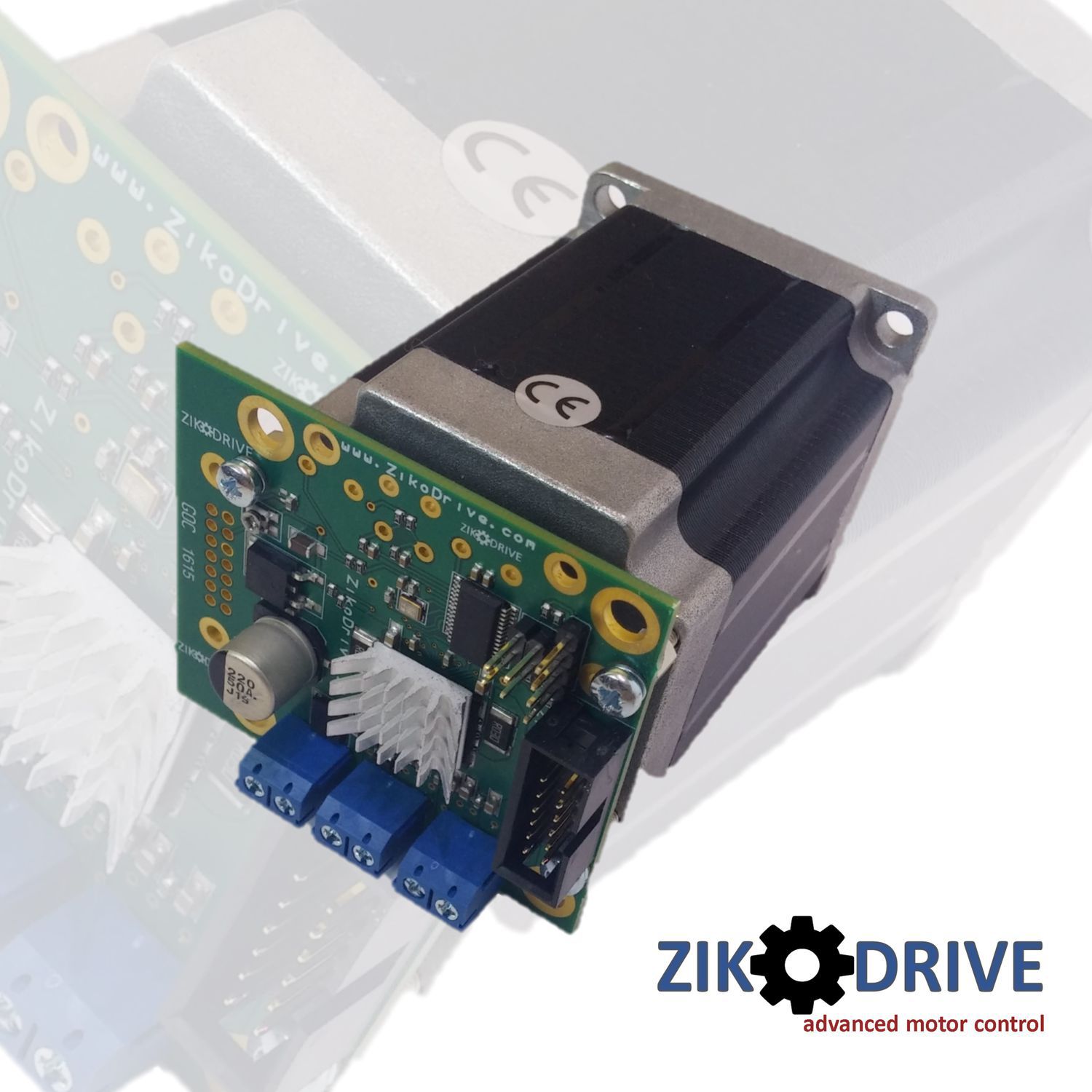 Electric stepper motor system with microstep control RITM Industry