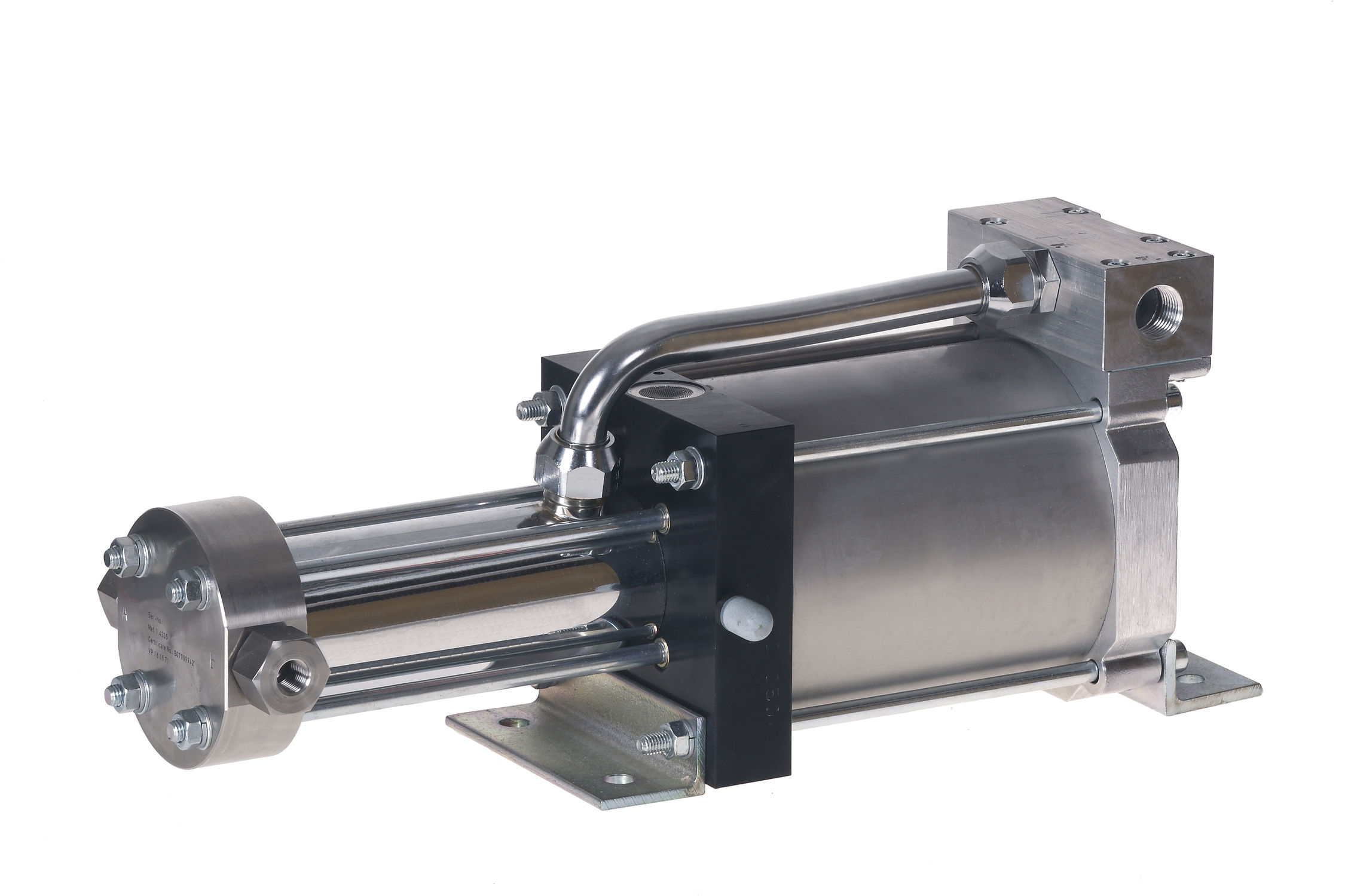 Piston pressure booster / air / nitrogen / highpressure RITM Industry