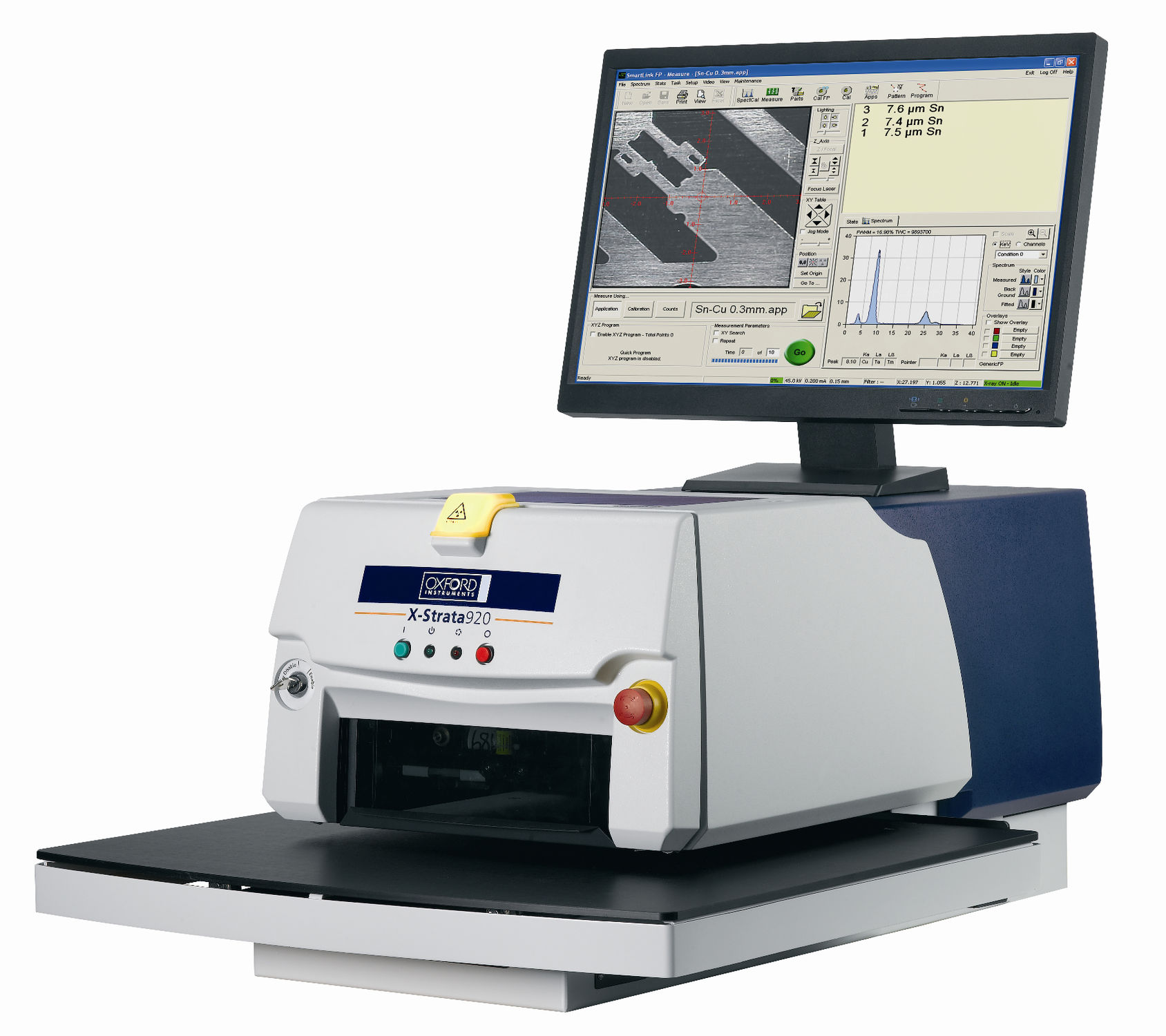 Coating thickness analyzer / XRF / Xray fluorescence / handheld
