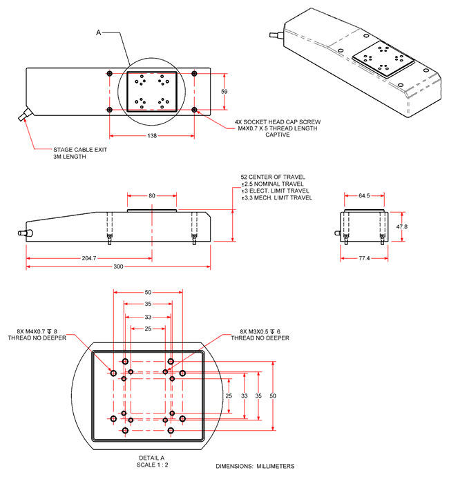 Vertical stage / crossed roller / translation / multiaxis RITM Industry