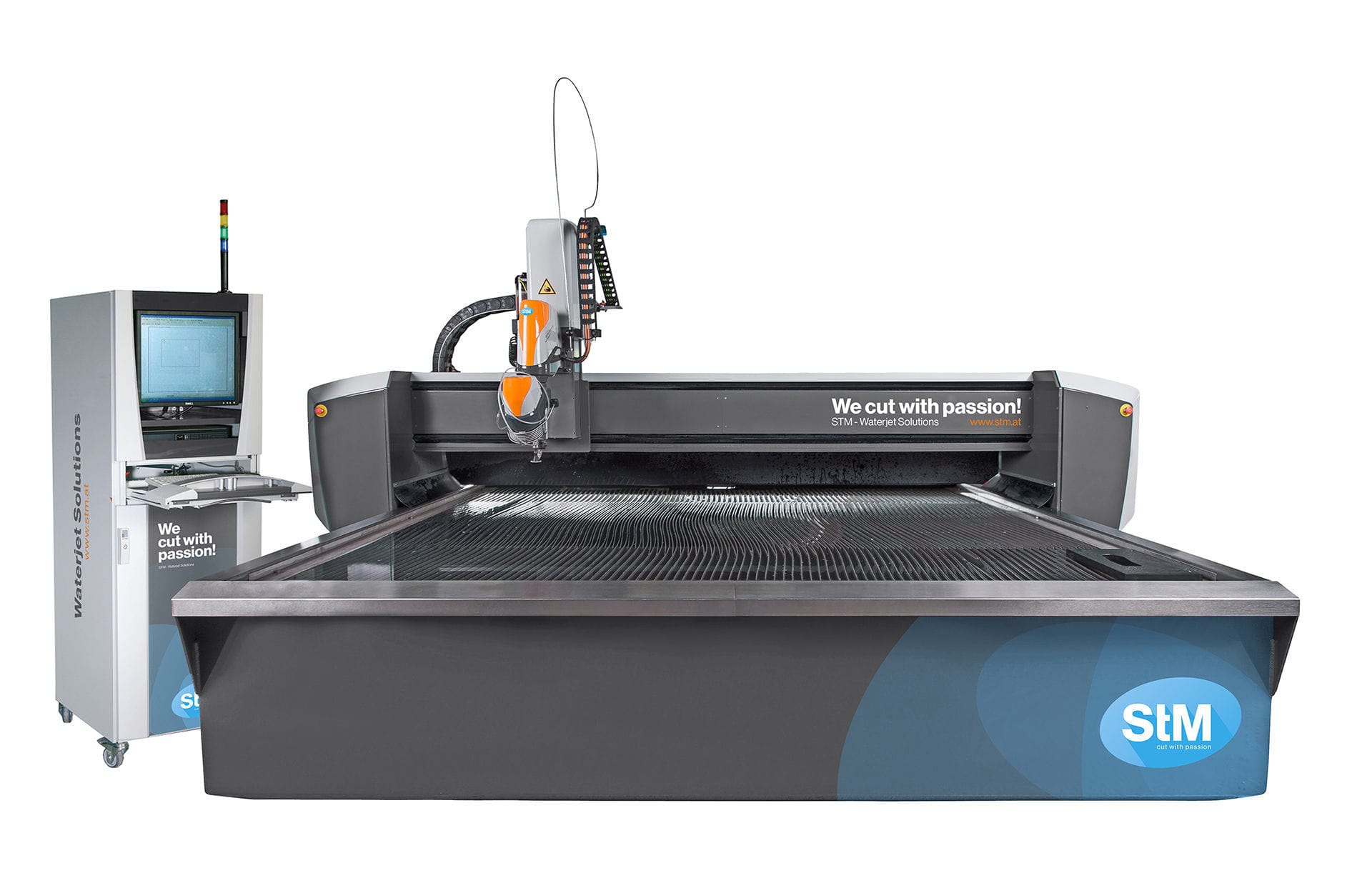 Abrasive waterjet cutting machine / CNC RITM Industry