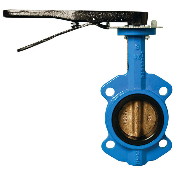Water butterfly valve / lever / isolation / wafer RITM Industry