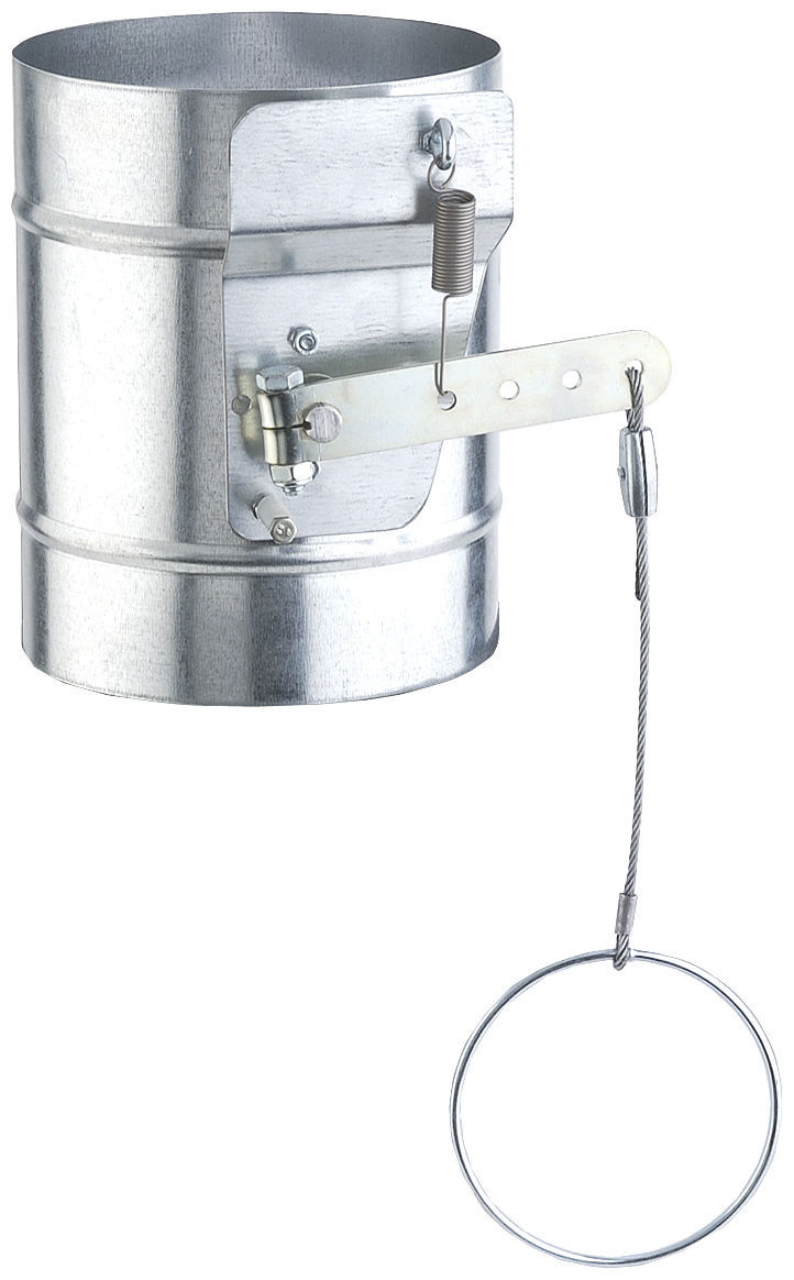 Air butterfly valve / manual / shutoff / galvanized RITM Industry