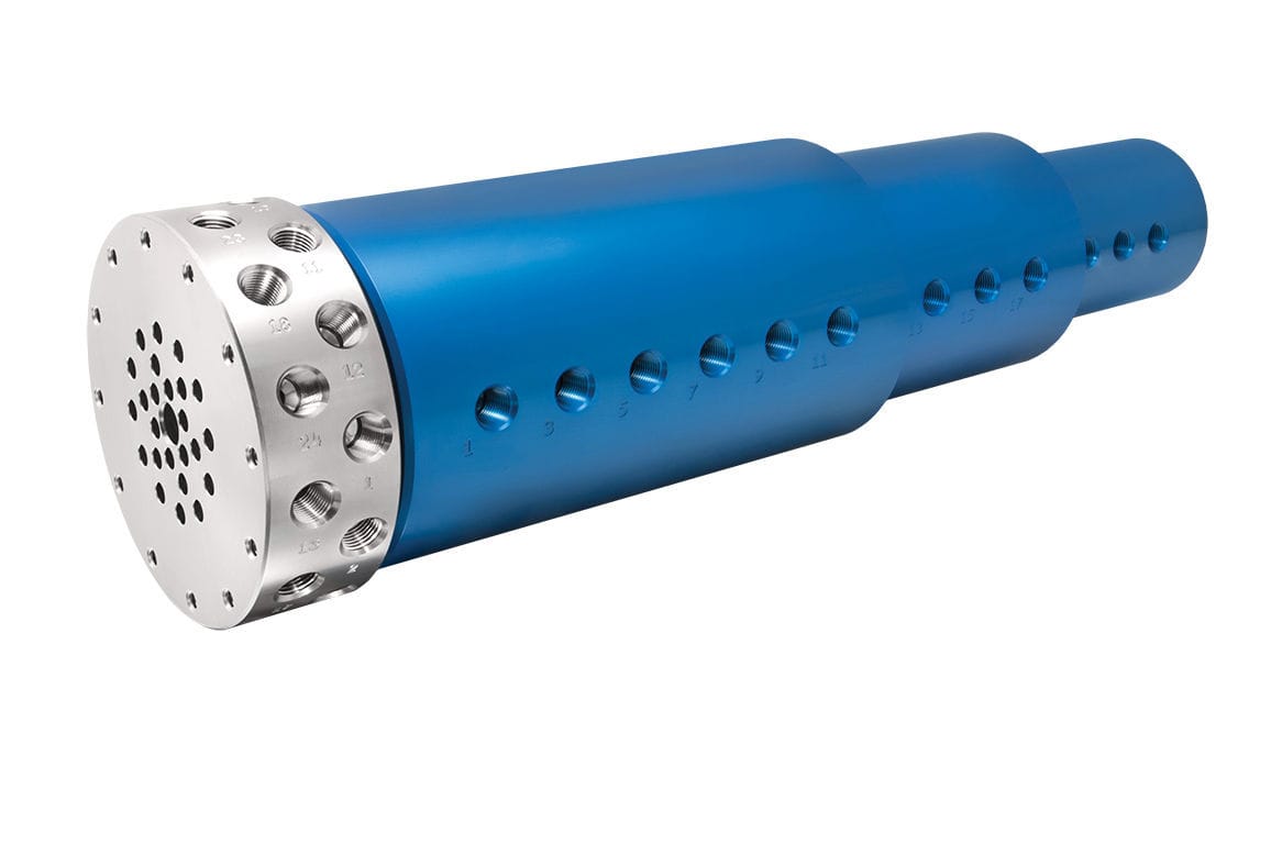 24passage rotary union / for vacuum RITM Industry