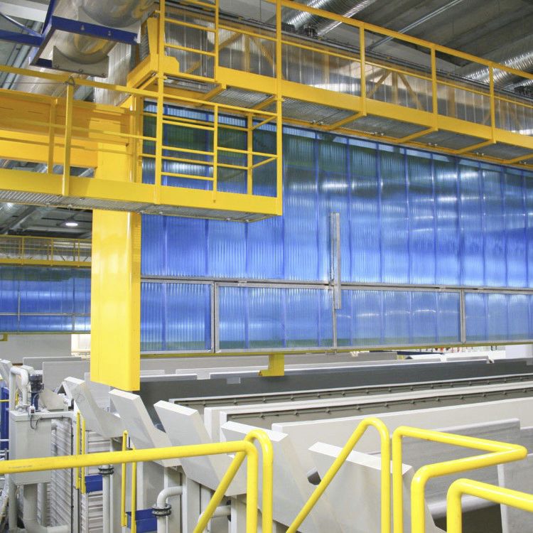 Extruded aluminum profiles anodizing plant / automated RITM Industry