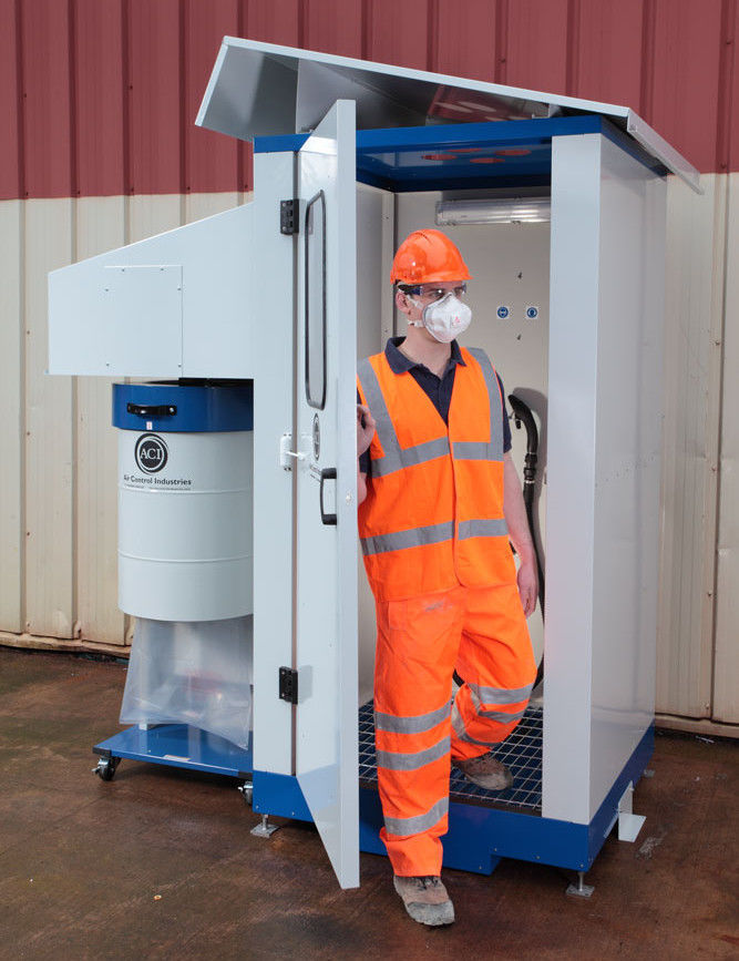 Safety shower cubicle / with eyewash station / outdoor RITM Industry