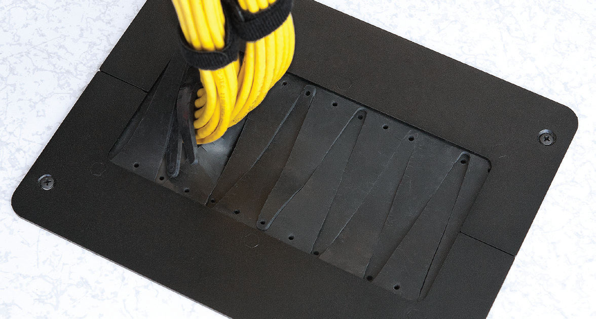 Rubber cable grommet / flexible membrane / surface mounted RITM Industry