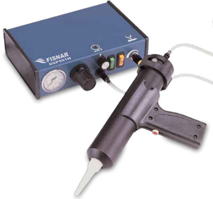 Dispensing gun / for adhesives / automatic / cartridge RITM Industry