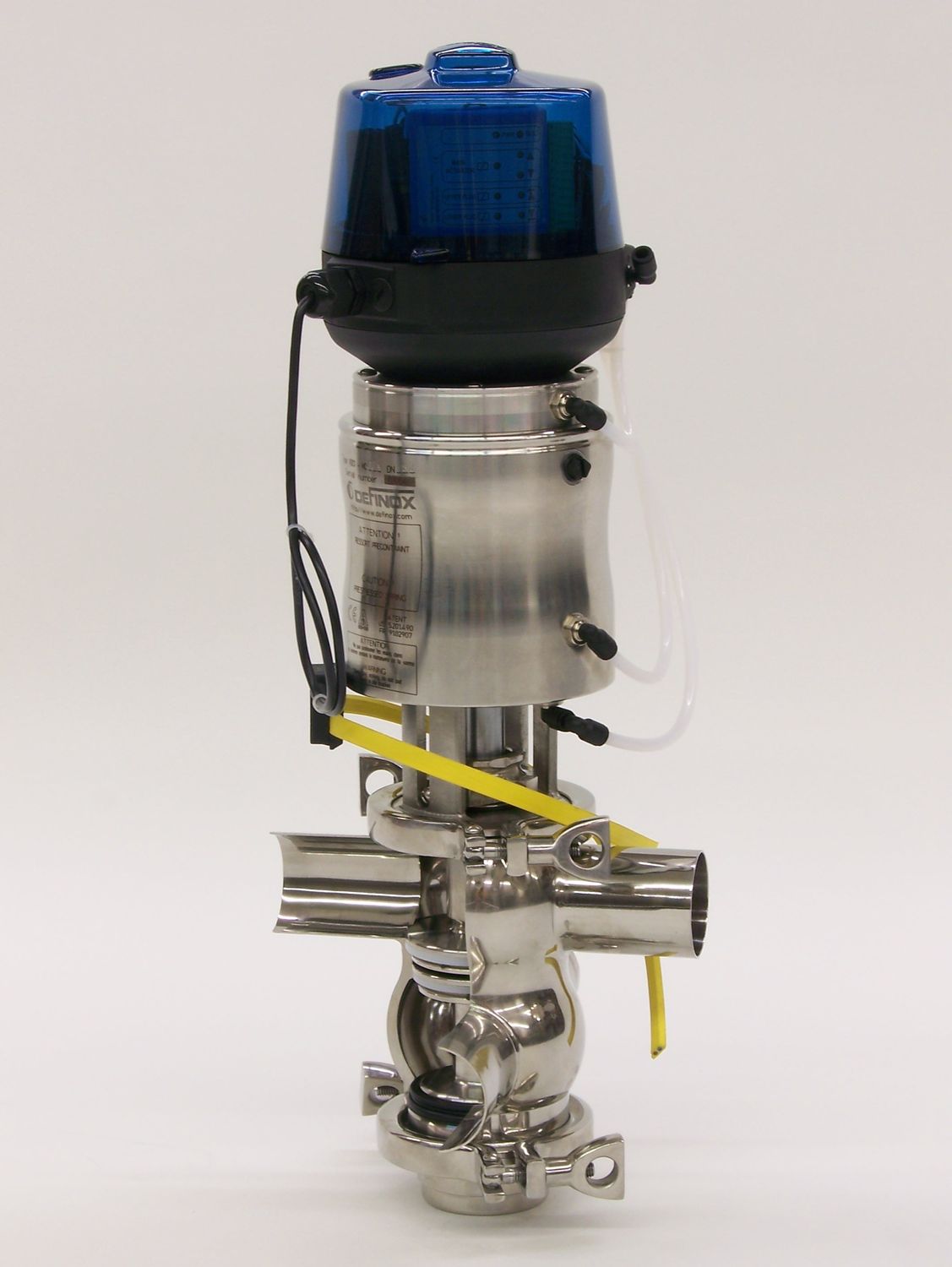 Solids valve / airoperated / diaphragm / flowcontrol RITM Industry