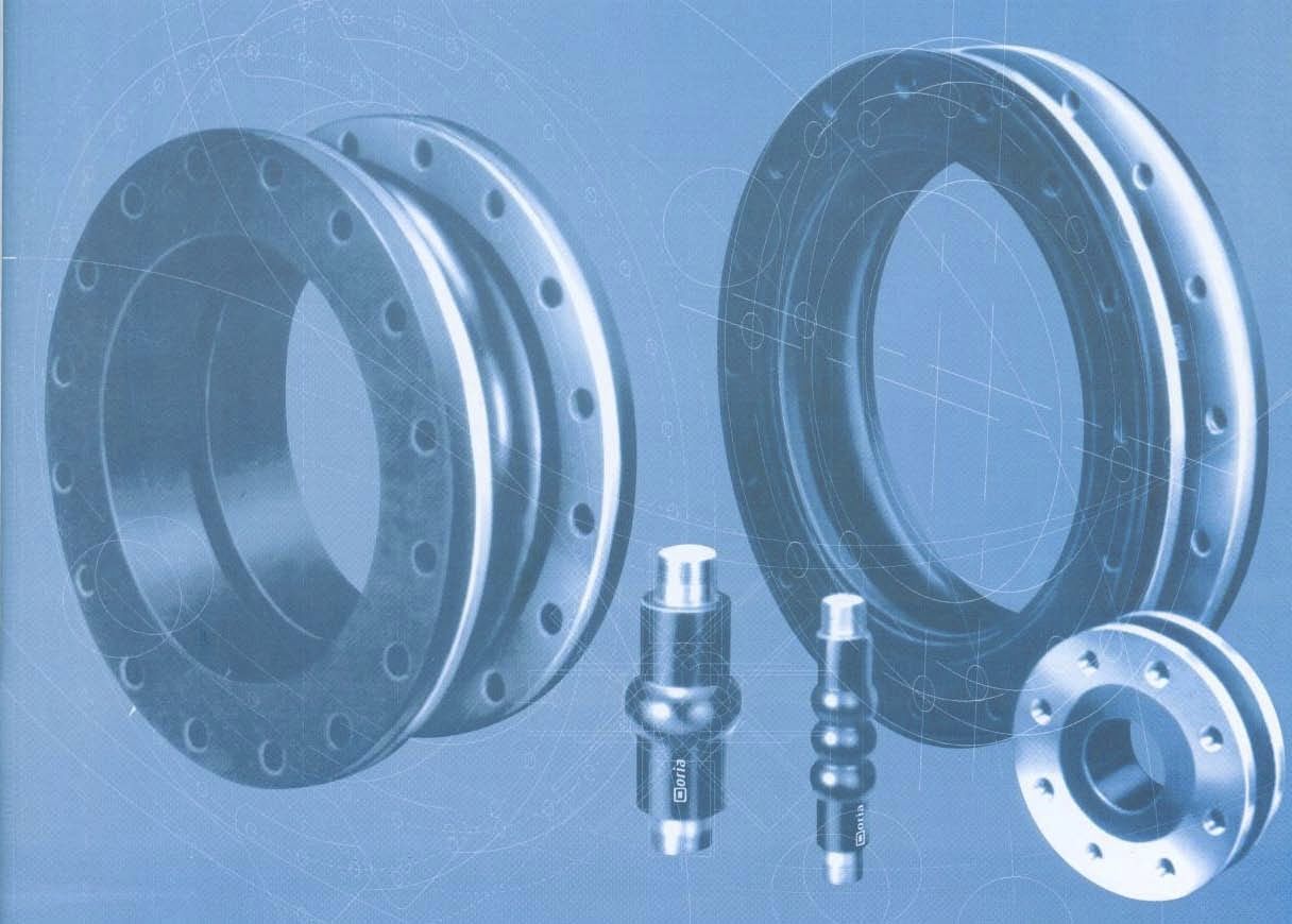 Axial pipe expansion joint / rubber / for industrial applications