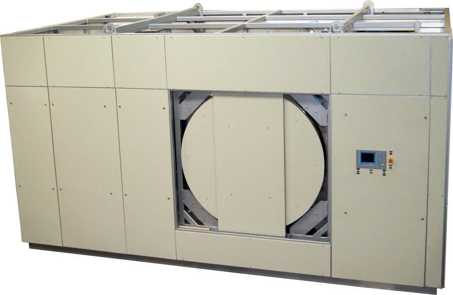 Water washing machine / spray / continuous / vacuum RITM Industry