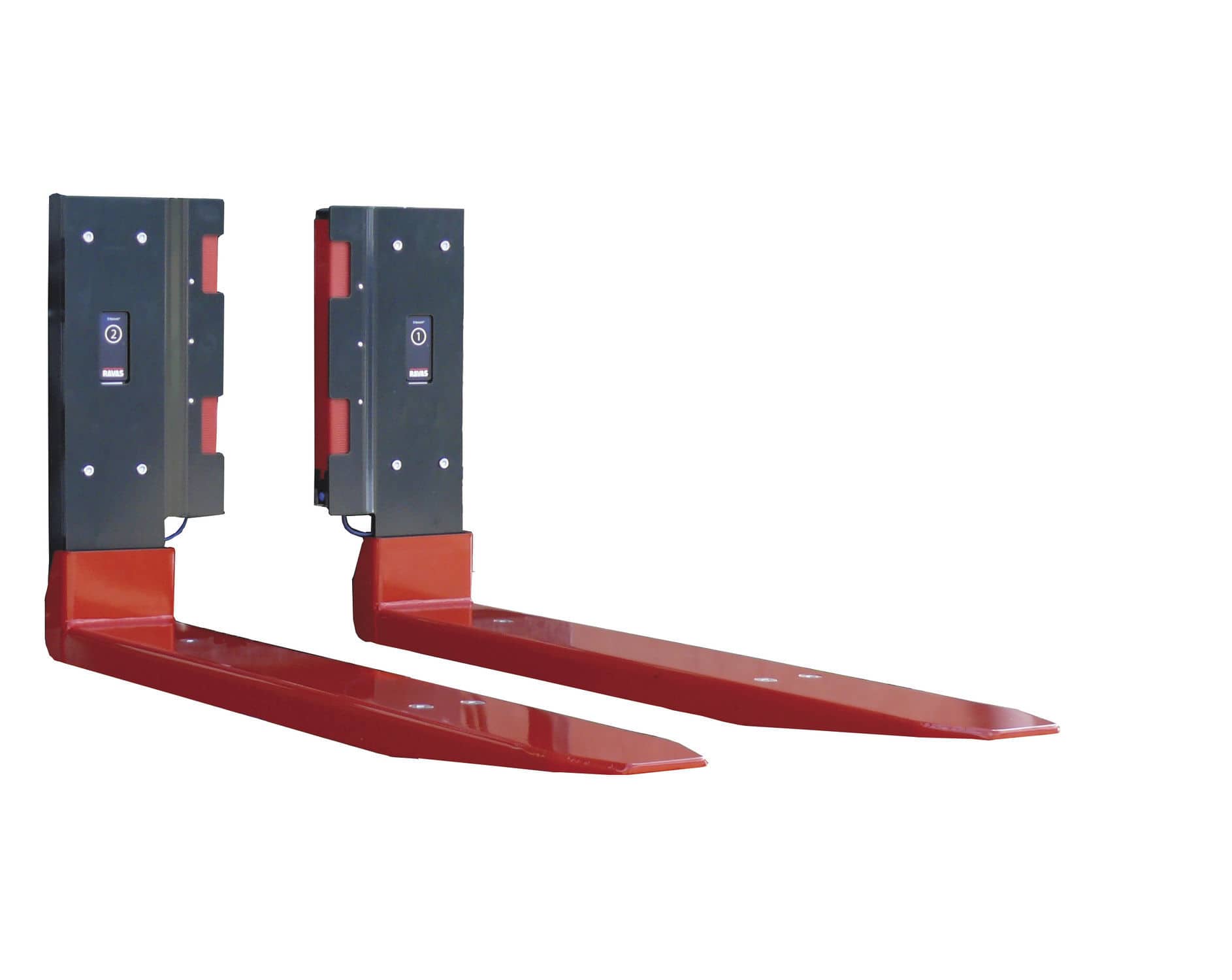 Telescopic pallet fork / for forklift trucks / for pallet handling