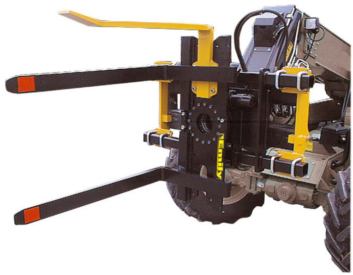 Rotary pallet fork / for forklift trucks / for pallet handling RITM