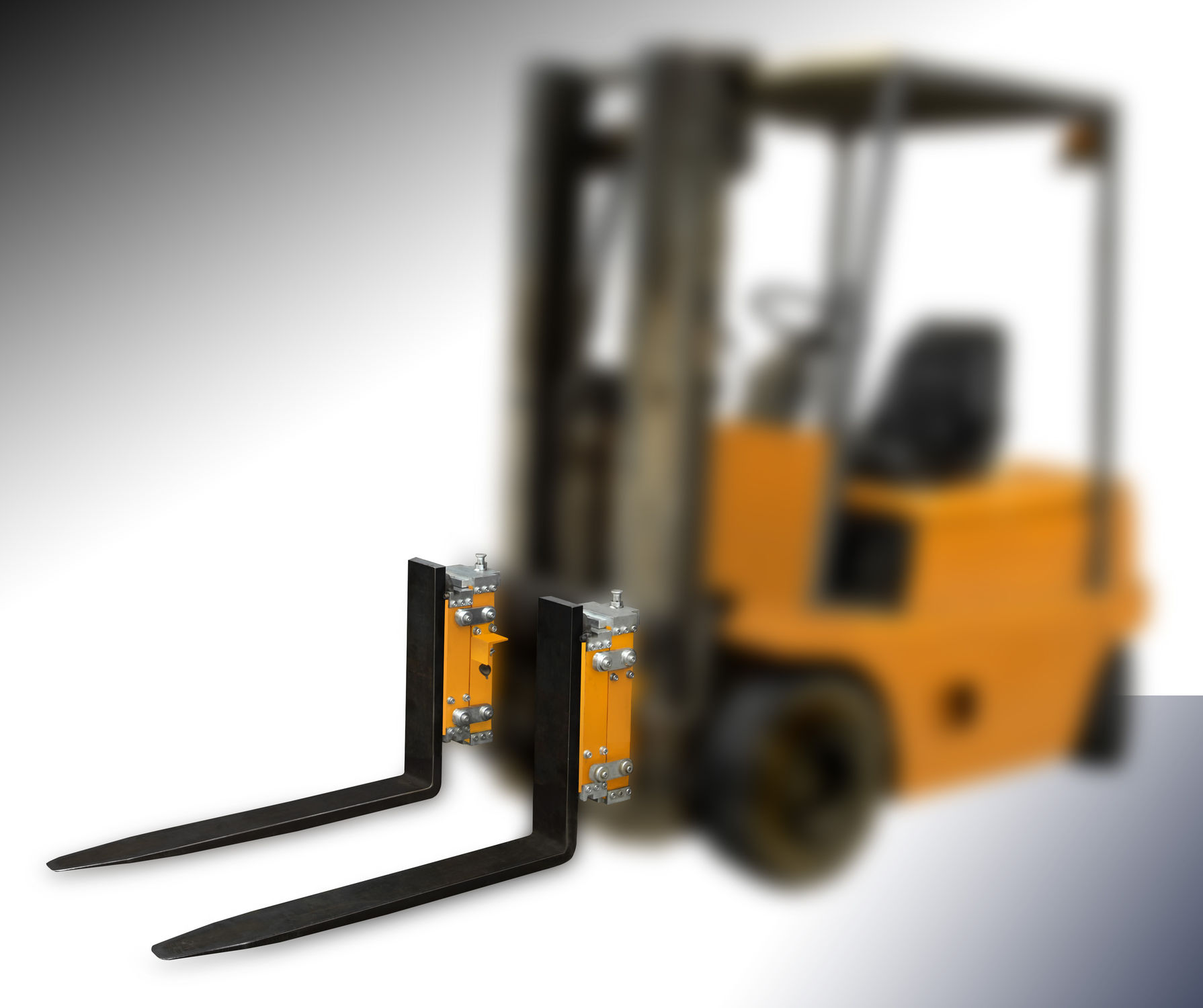 Telescopic pallet fork / for forklift trucks / scale RITM Industry