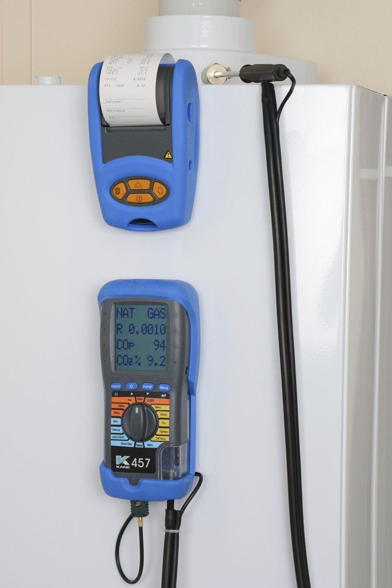 Flue gas analyzer / carbon monoxyde / carbon dioxide / handheld RITM