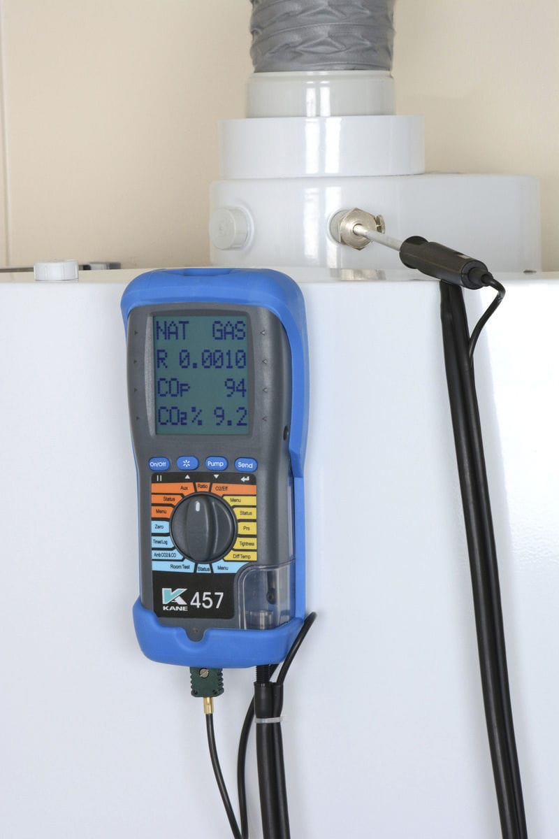 Flue gas analyzer / carbon monoxyde / carbon dioxide / handheld RITM