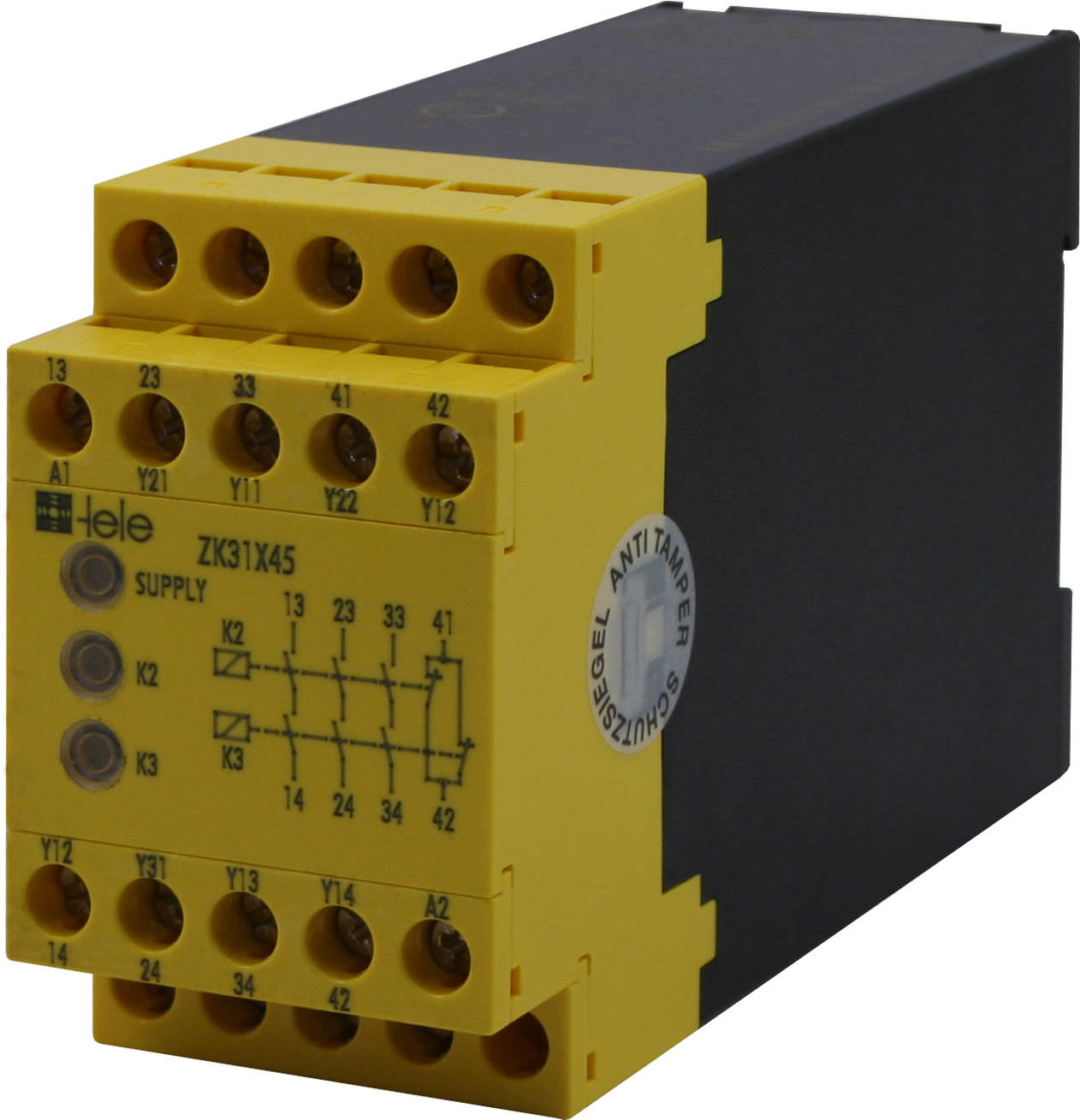 Solidstate relay / emergency stop / control / DIN rail RITM Industry