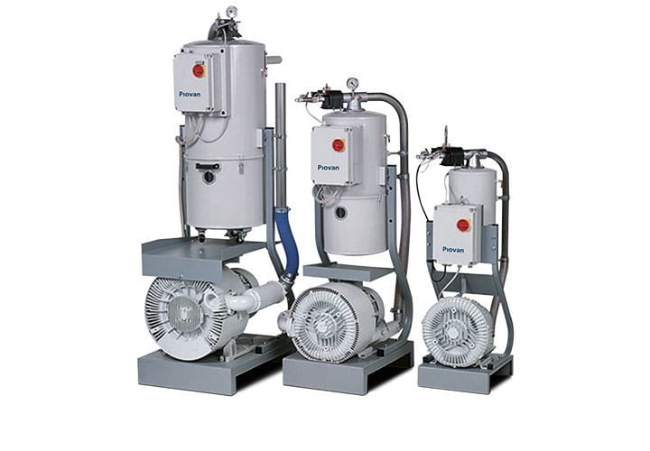 Lubricated vacuum unit / for pneumatic conveying / compact RITM Industry