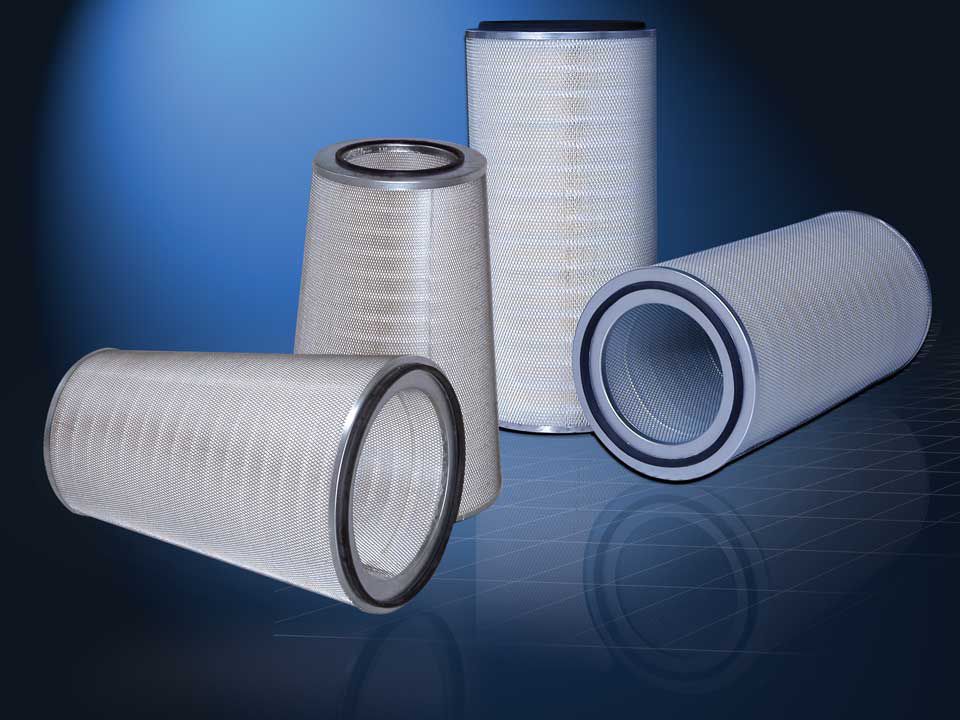 Cartridge filter / conical / gas / air RITM Industry