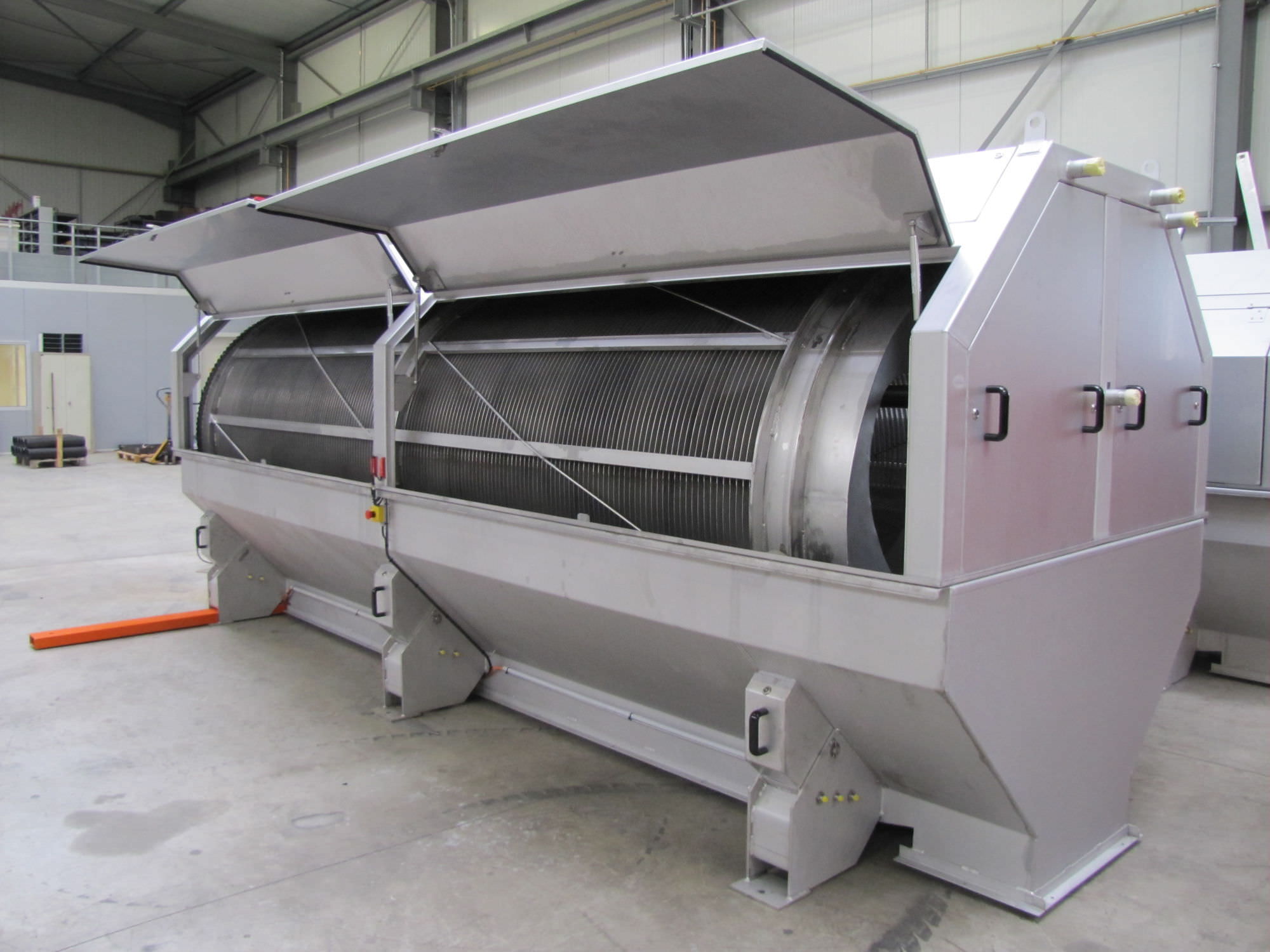 Drum sieve / for liquids / drainage RITM Industry