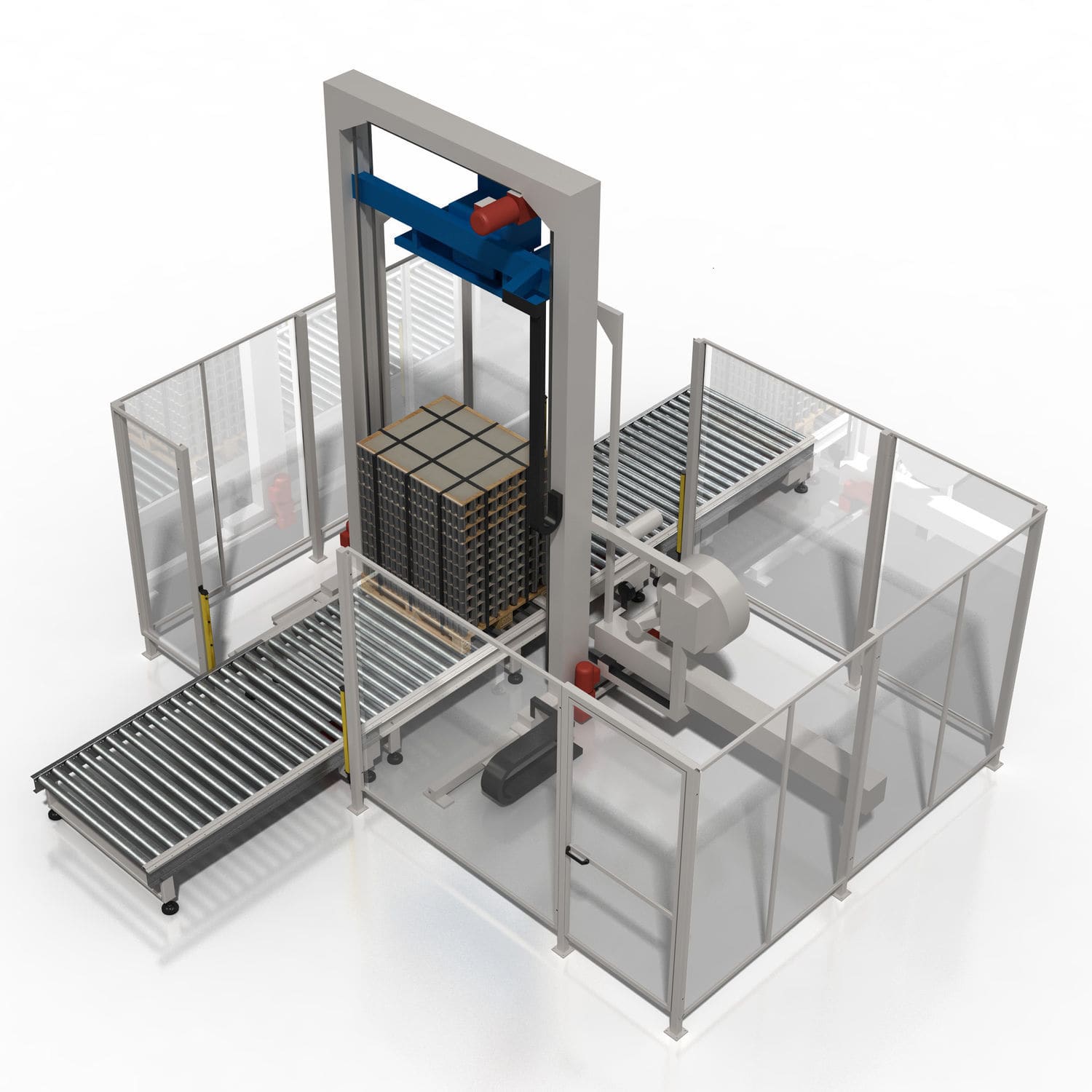 Automatic strapping machine / vertical / pallet / for cans RITM Industry