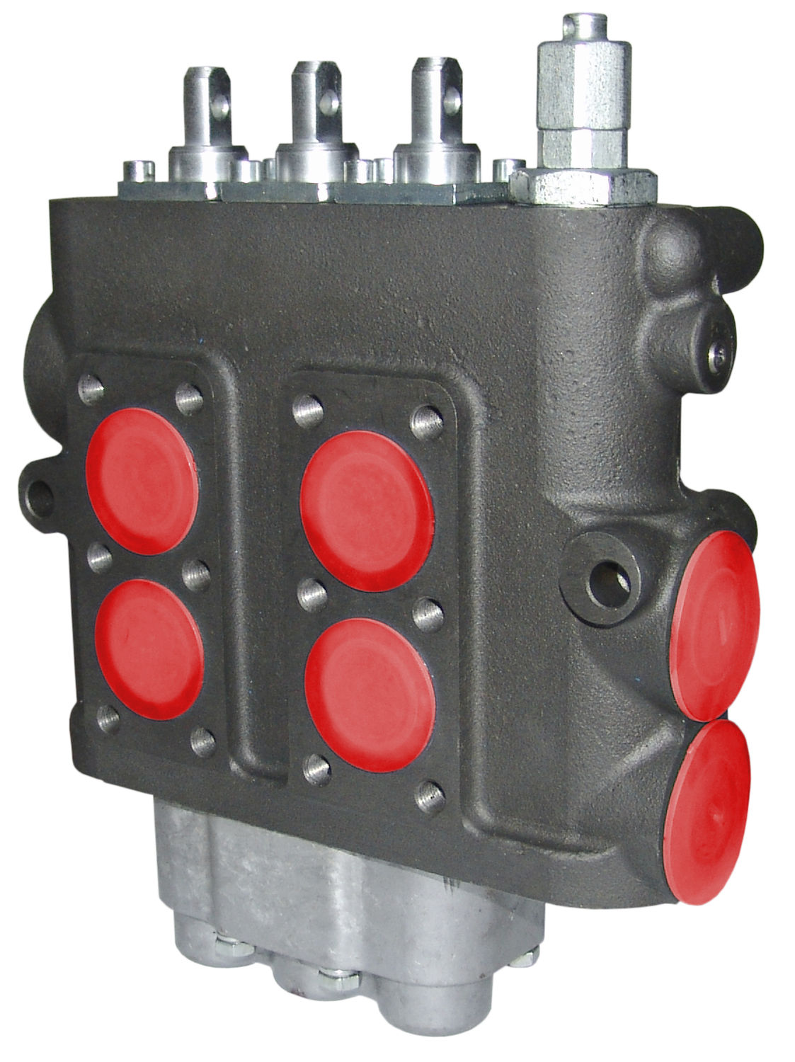 Spool hydraulic directional control valve / pilotoperated / monobloc
