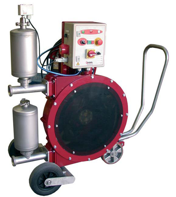 Peristaltic pump / for transfer / for liquids / for the food industry