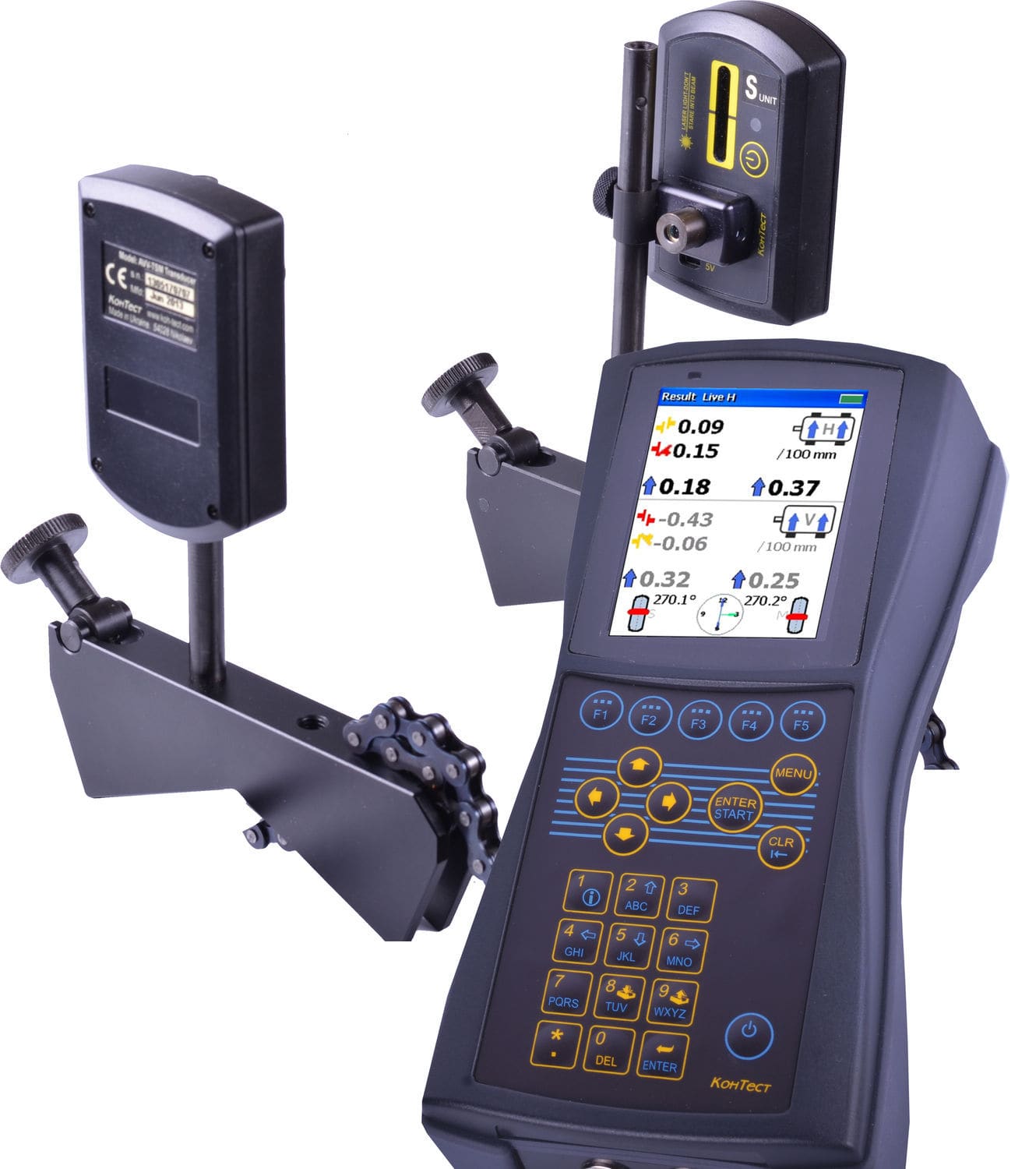 Laser alignment system / for rotating machinery / tree / with