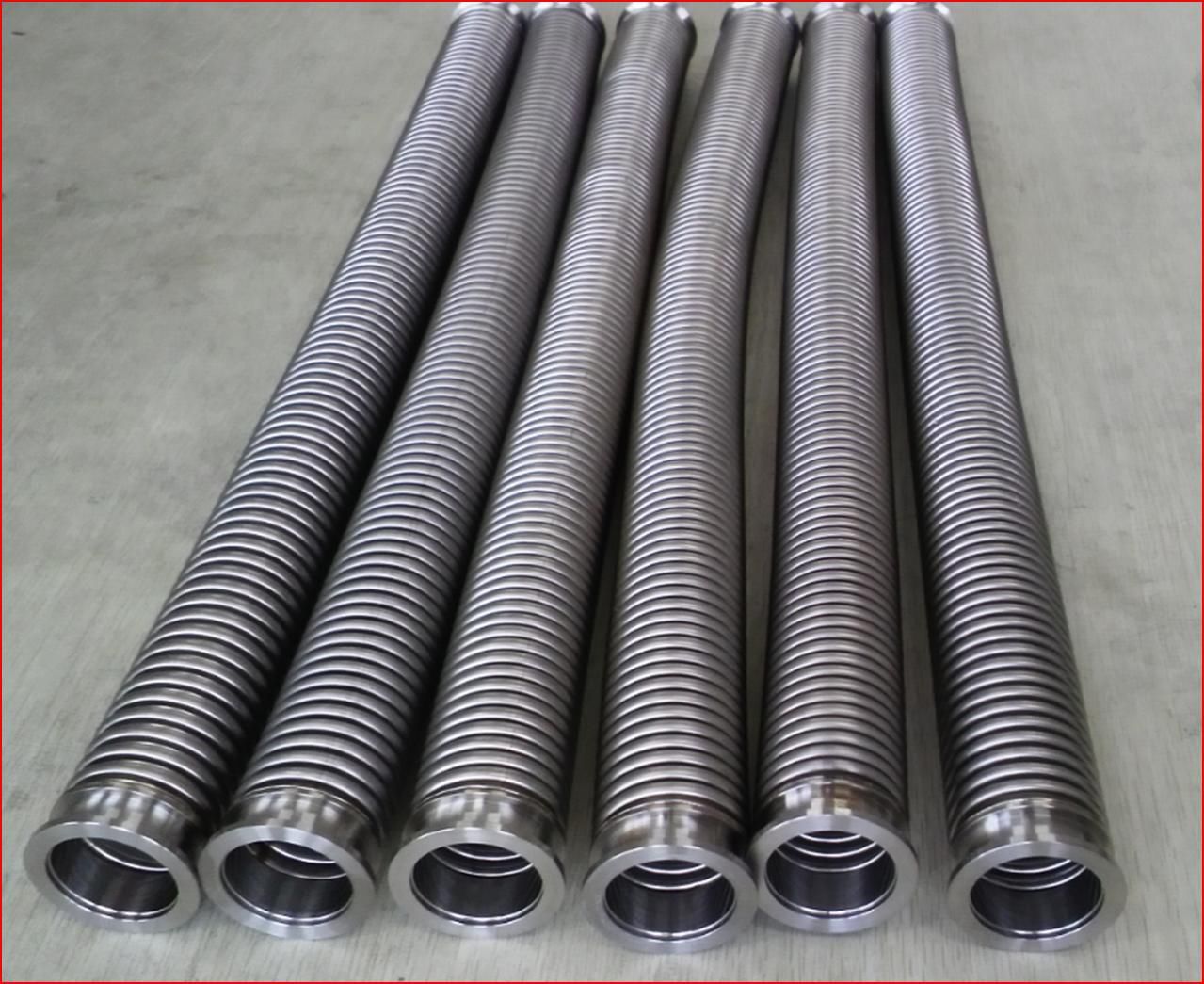 Stainless steel hose / with flange RITM Industry
