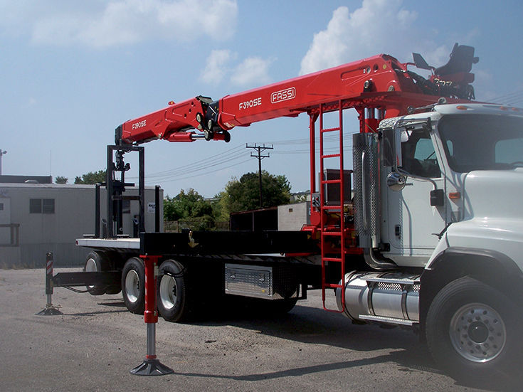 Swingarm crane / truckmounted / hydraulic RITM Industry