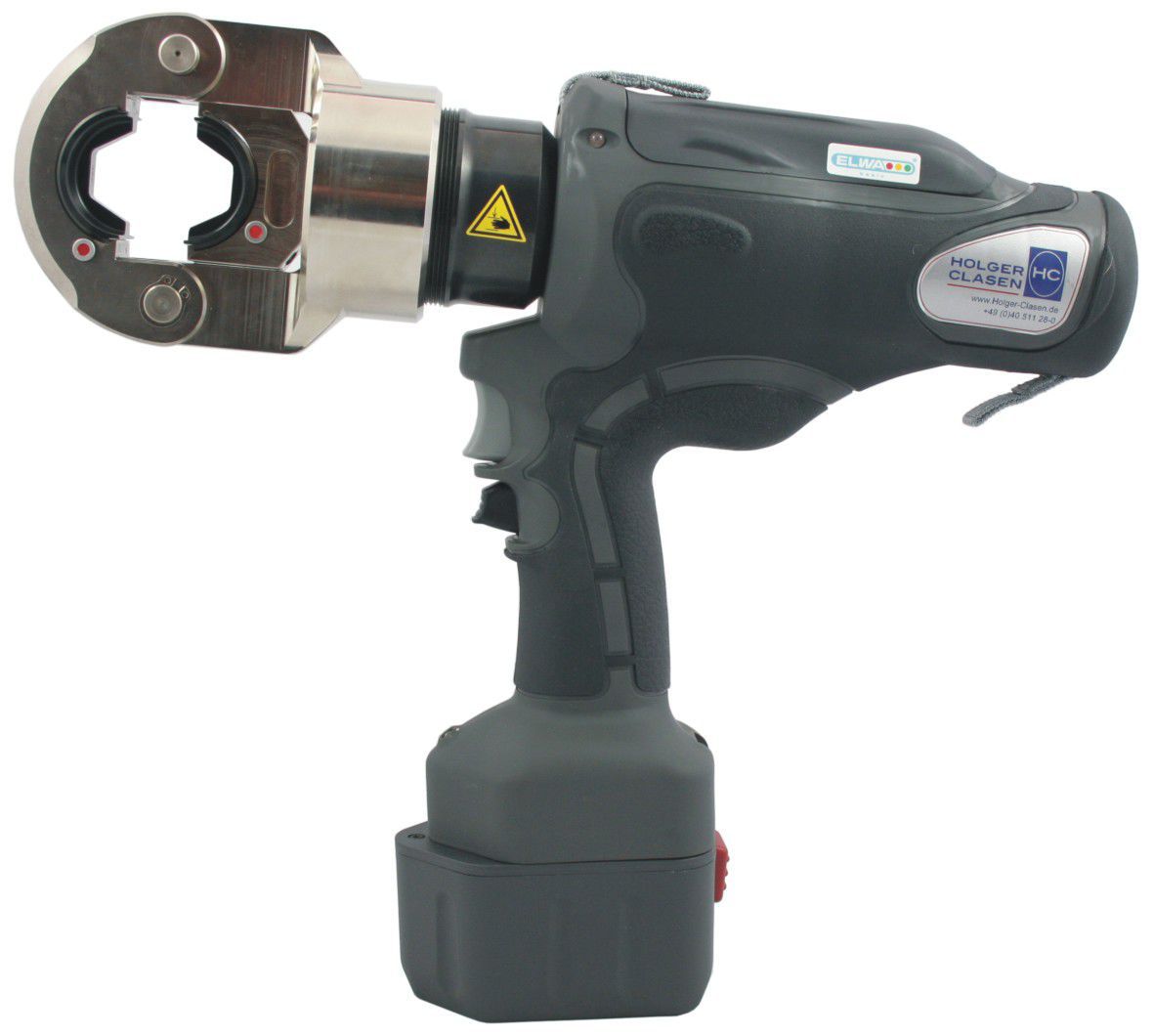 Batteryoperated crimping tool / hydraulic / for cable lugs RITM Industry