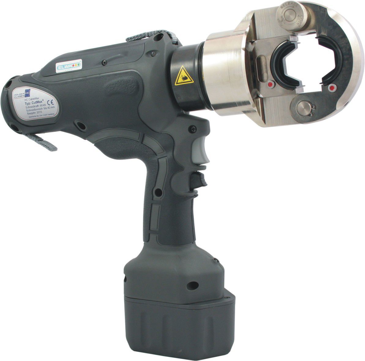 Batteryoperated crimping tool / hydraulic / for cable lugs RITM Industry