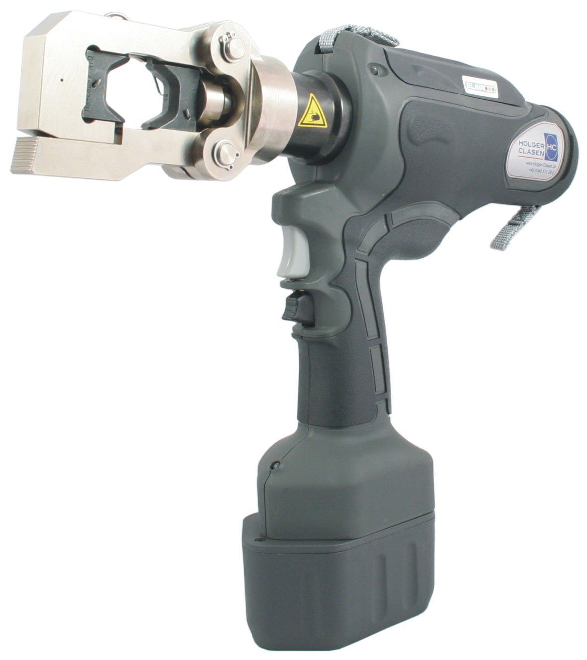 Hydraulic crimping tool / batteryoperated / for cable lugs RITM Industry