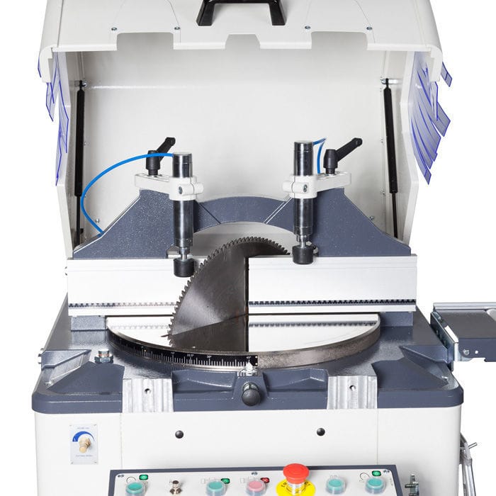 Miter cutoff saw / vertical / automatic / for PVC RITM Industry