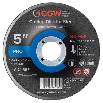 Manual grinder cutting disc / metal / for steel - RITM Industry