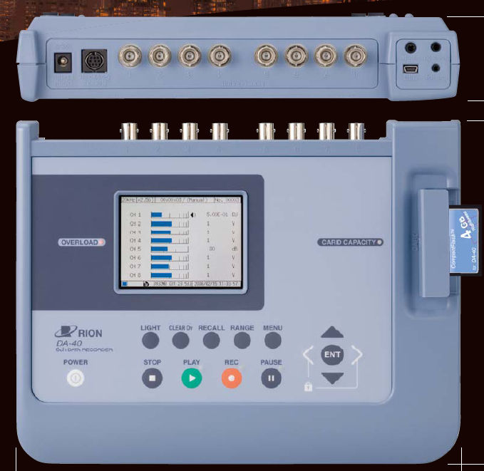 Vibration datalogger / programmable / with screen / compact RITM