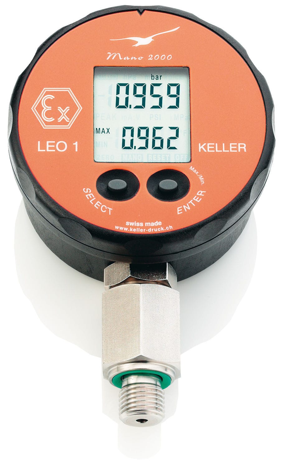 Digital pressure gauge / process / intrinsically safe RITM Industry