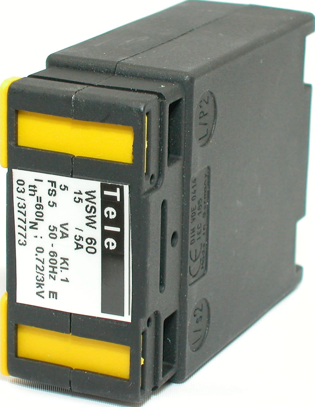 Instrument transformer / encapsulated / DIN rail mount / current RITM