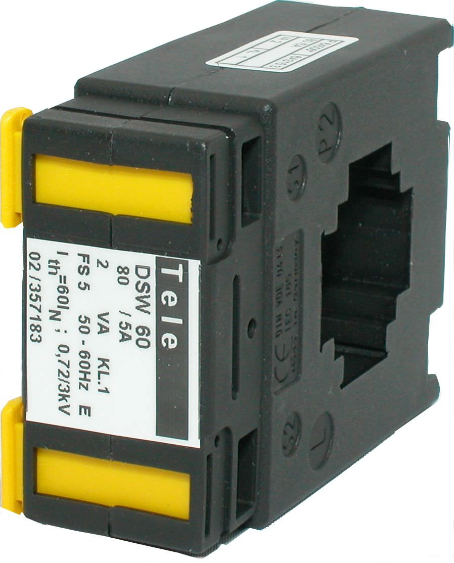 Instrument transformer / toroidal / DIN rail mount / current RITM