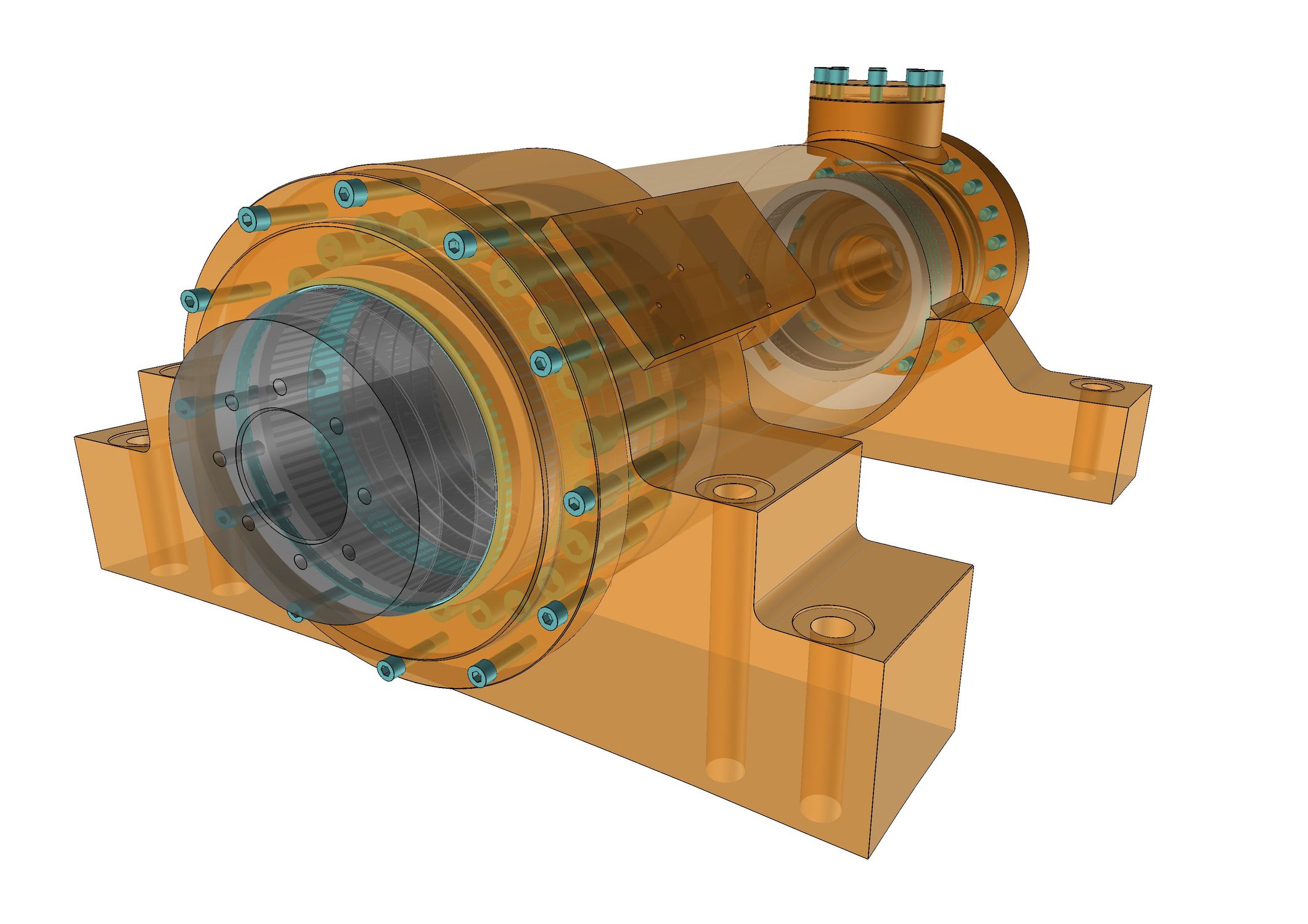 Hydraulic cylinder / doubleacting / heavyduty RITM Industry