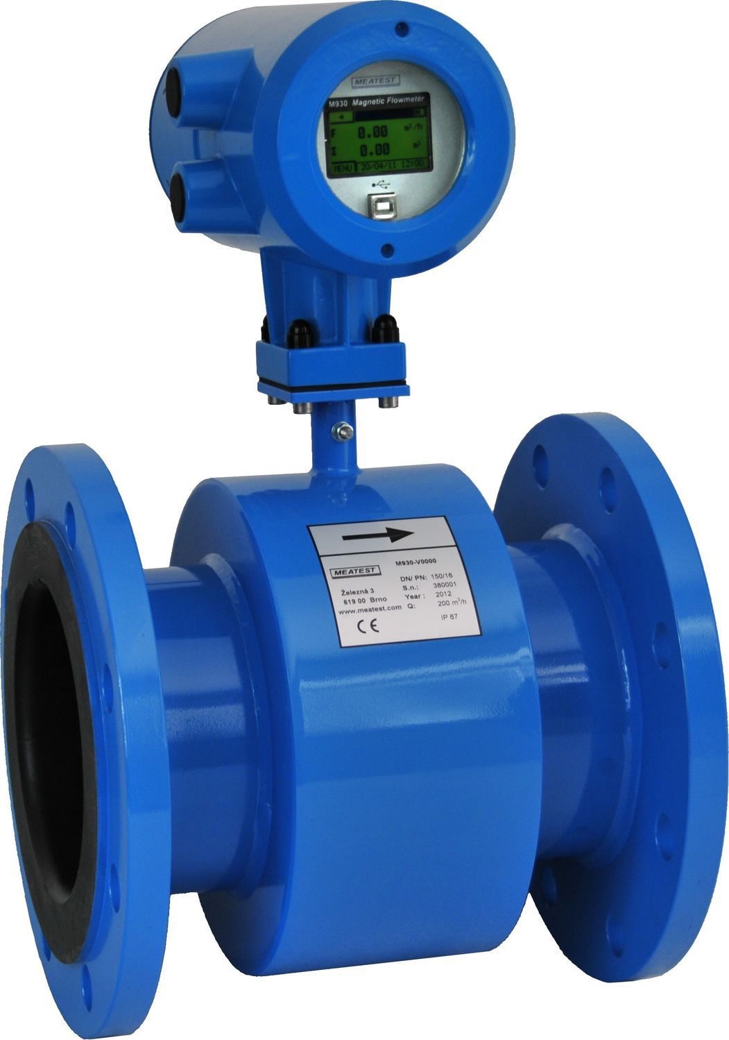 flow meter / with air bubble detection / for acids / for slurries RITM Industry