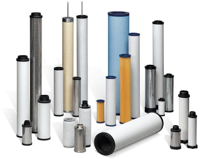 Liquid filter cartridge / for microfiltration / fiberglass RITM Industry