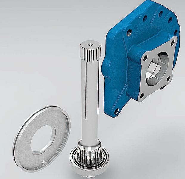 Universal joint shaft / splined / metal RITM Industry