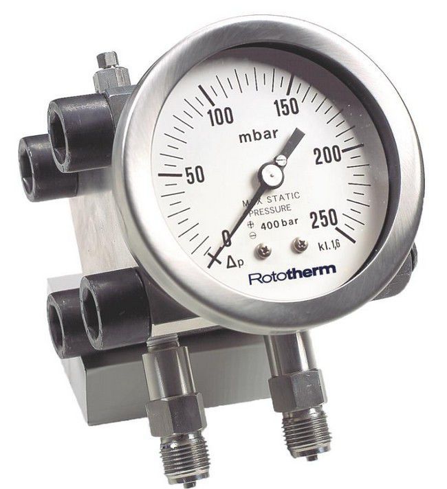 Pressure gauge / Bourdon tube / differentialpressure / dial / process
