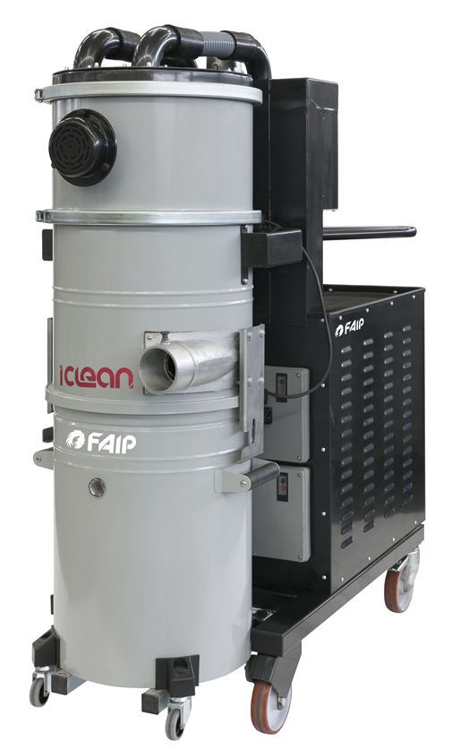 Dry vacuum cleaner / threephase / with selfcleaning filter / mobile