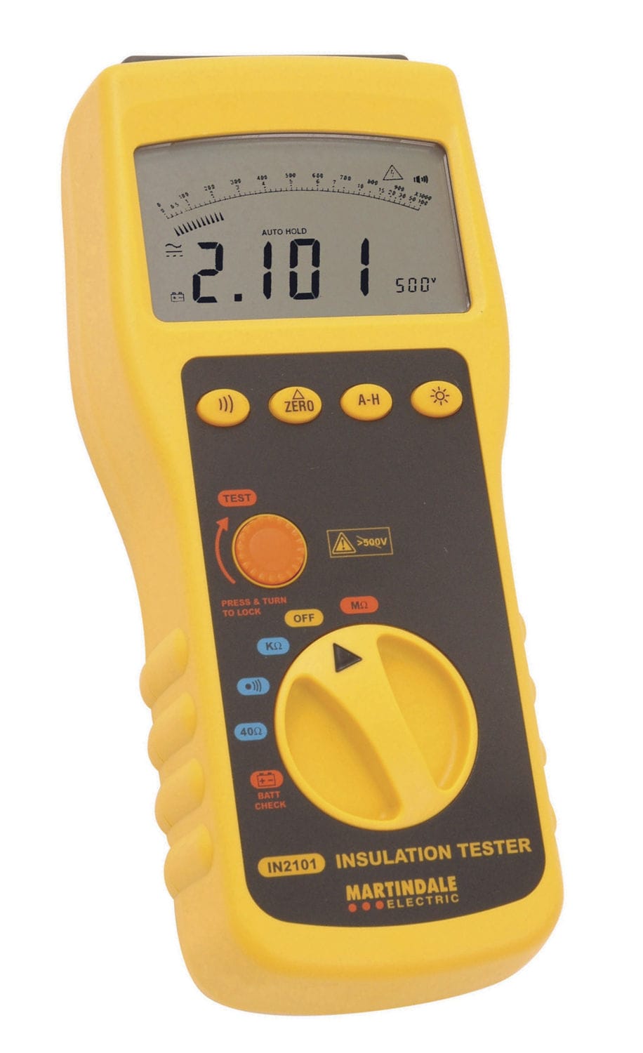 Tester / insulation resistance and continuity / compact / industrial
