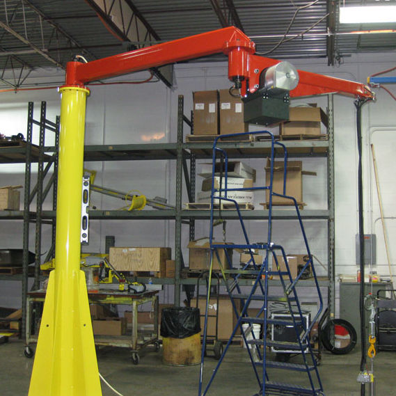 Jib crane with double arm / full rotation / articulated RITM Industry